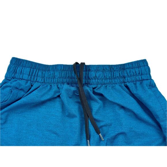 Leg3nd On the Move Men's Athletic Training Gym Shorts Medium Blue - Picture 5 of 6
